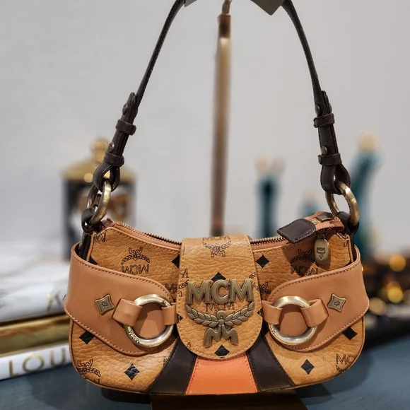 MCM Bags Mcm Cognac Mini Shoulder Bag Poshmark